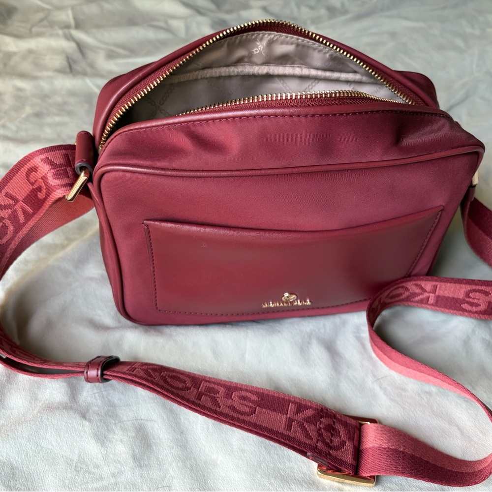 Michael Kors Wine Red Crossbody Bag